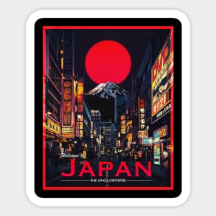 POSTCARD: JAPAN. Sticker